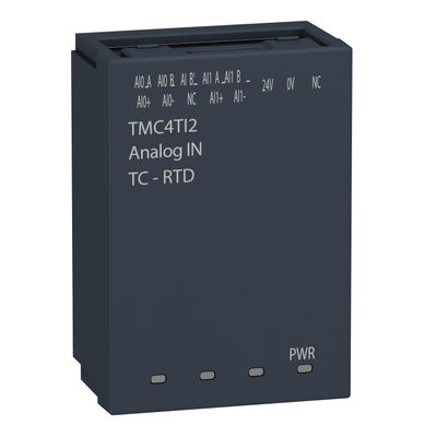 Analogue input cartridge, Modicon M241, 2 temperature inputs
