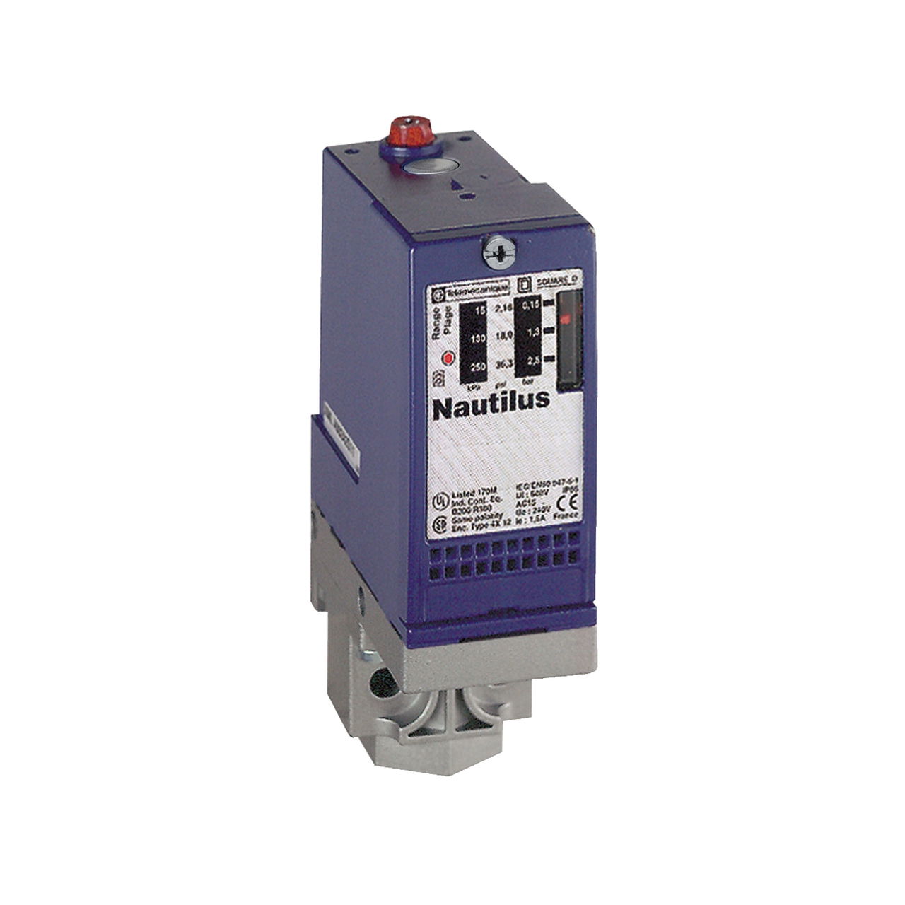 Pressure switch XMLA 4 bar - fixed scale 1 threshold - 1 C/O