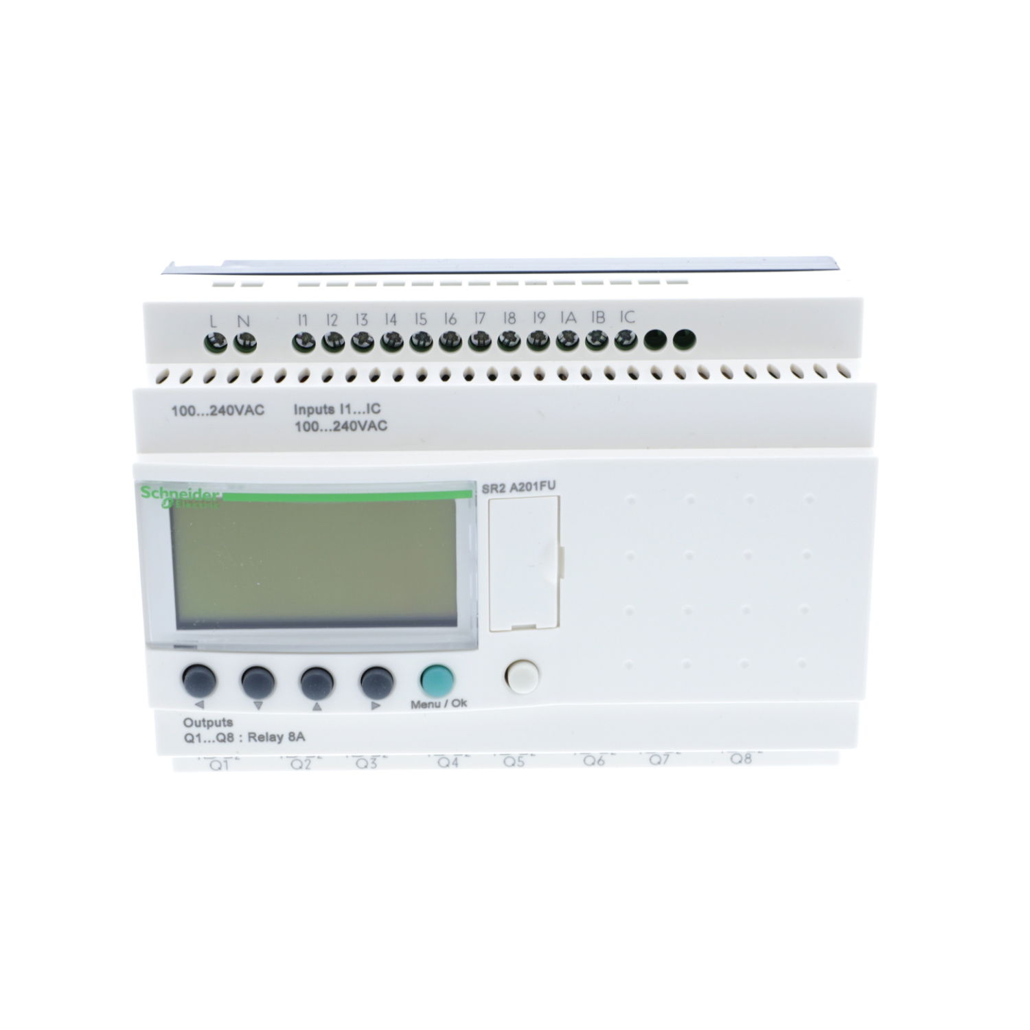 Compact smart relay Zelio Logic - 20 I O - 100..240 V AC - no clock - display – Image 3 of 14