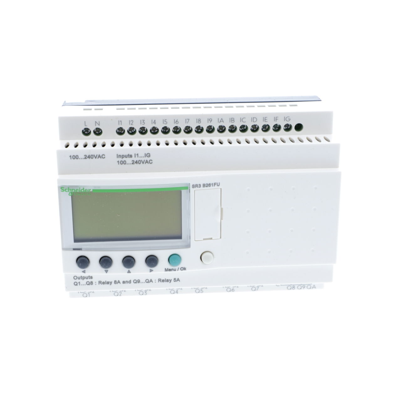 Modular smart relay Zelio Logic - 26 I O - 100..240 V AC - clock - display – Image 3 of 14