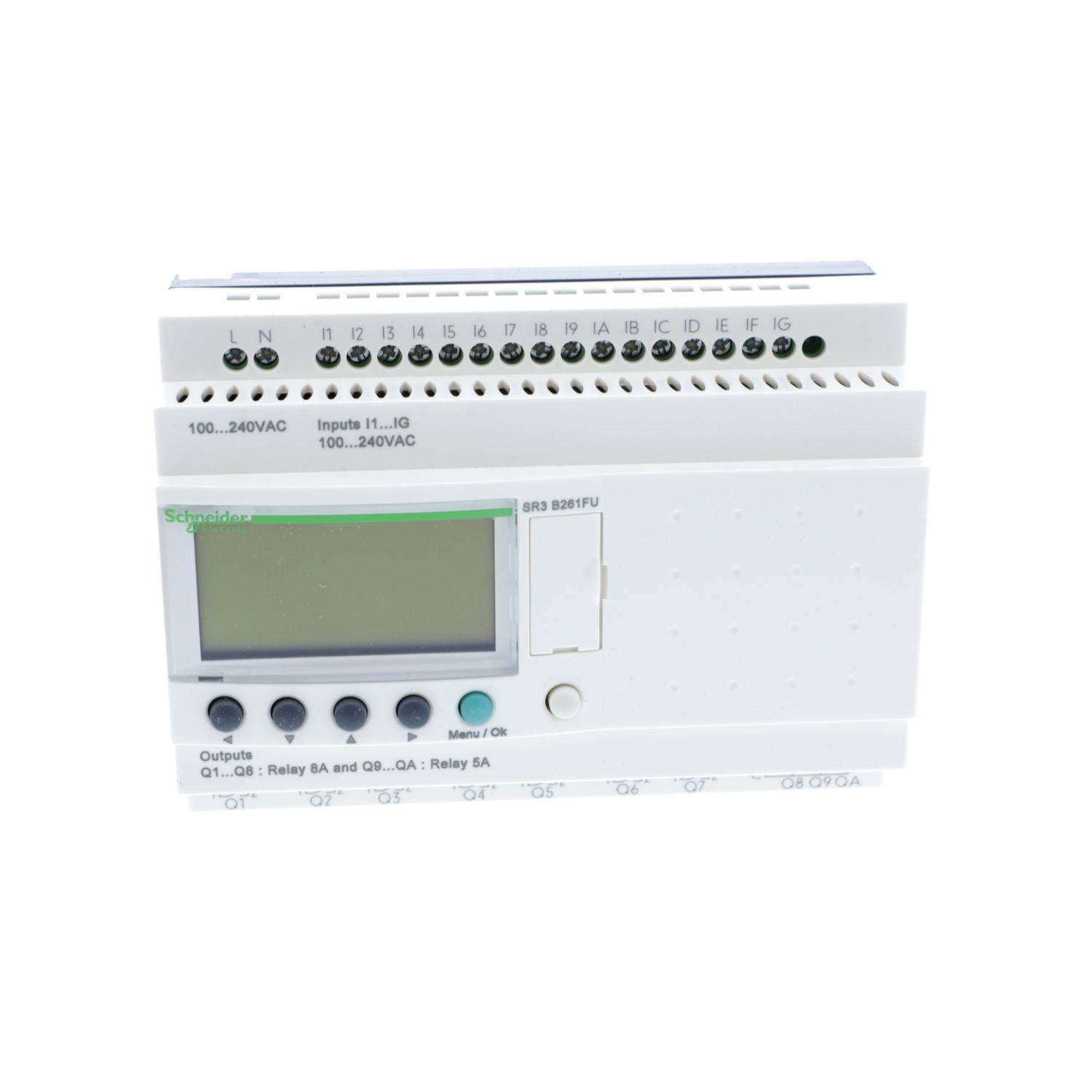 Modular smart relay Zelio Logic - 26 I O - 100..240 V AC - clock - display – Image 3 of 14