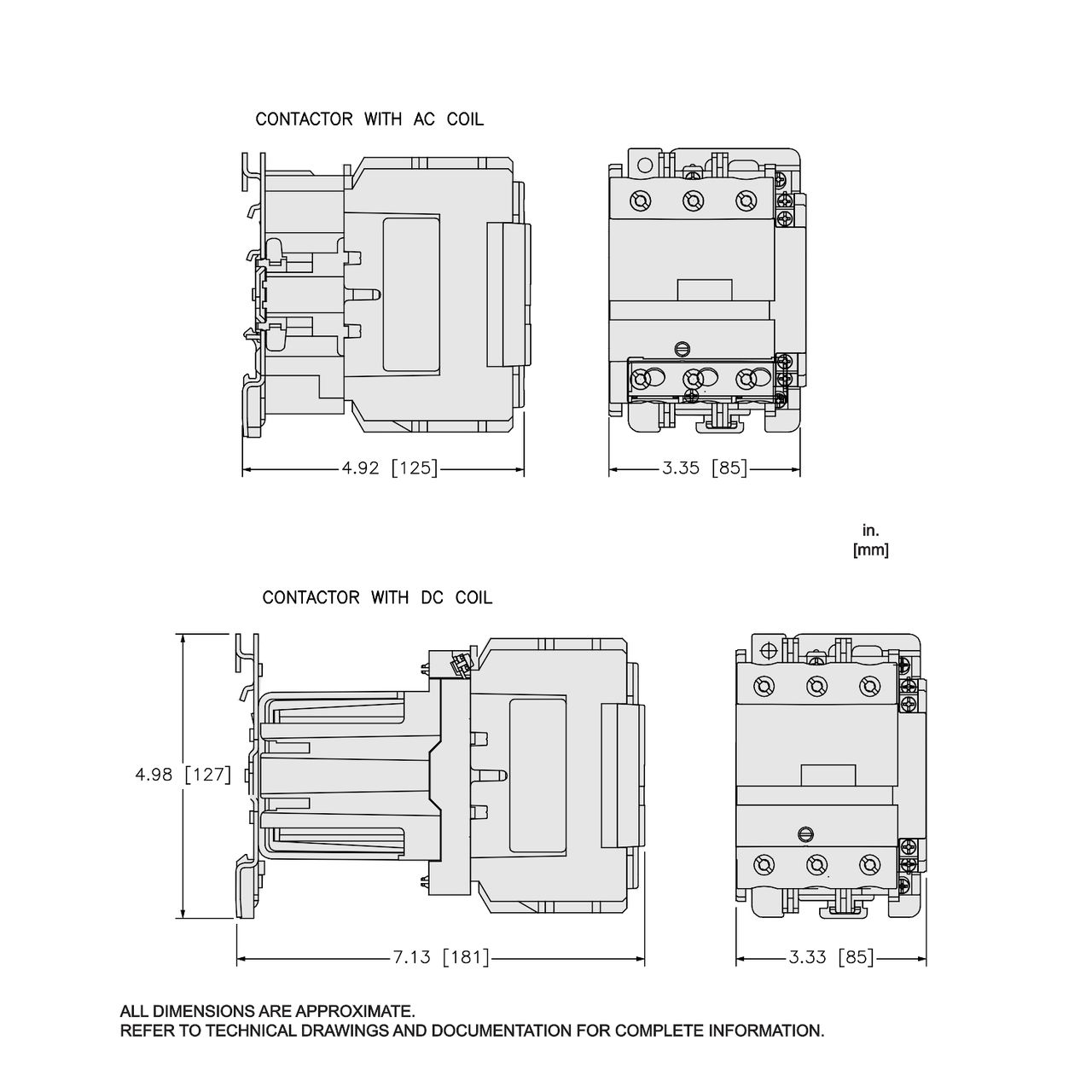 TeSys D contactor - 3P(3 NO) - AC-3 - <= 440 V 80 A - 110 V AC 50/60 Hz coil – Image 3 of 11