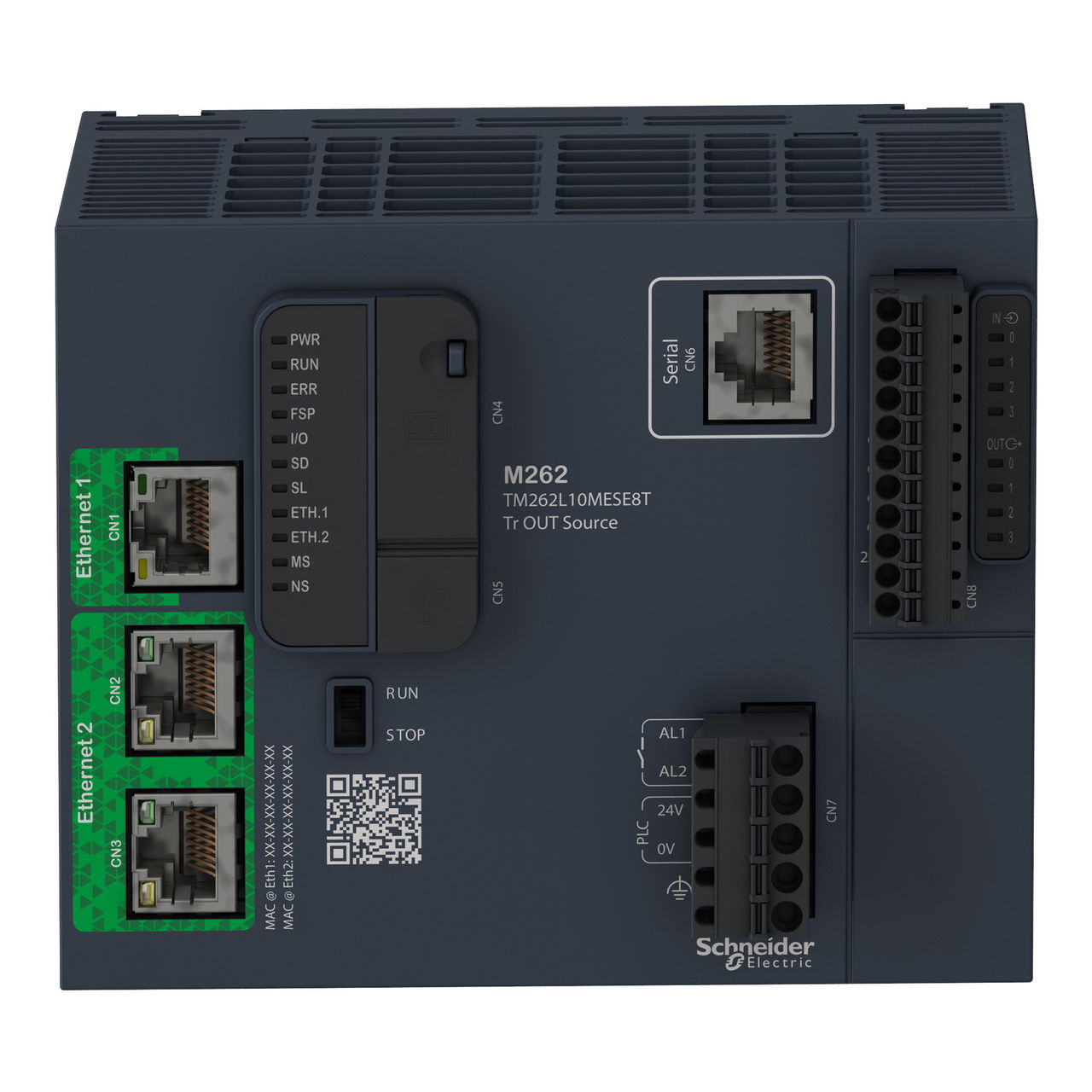 Logic controller, Modicon M262, 5ns/instruction, Ethernet – Image 3 of 5