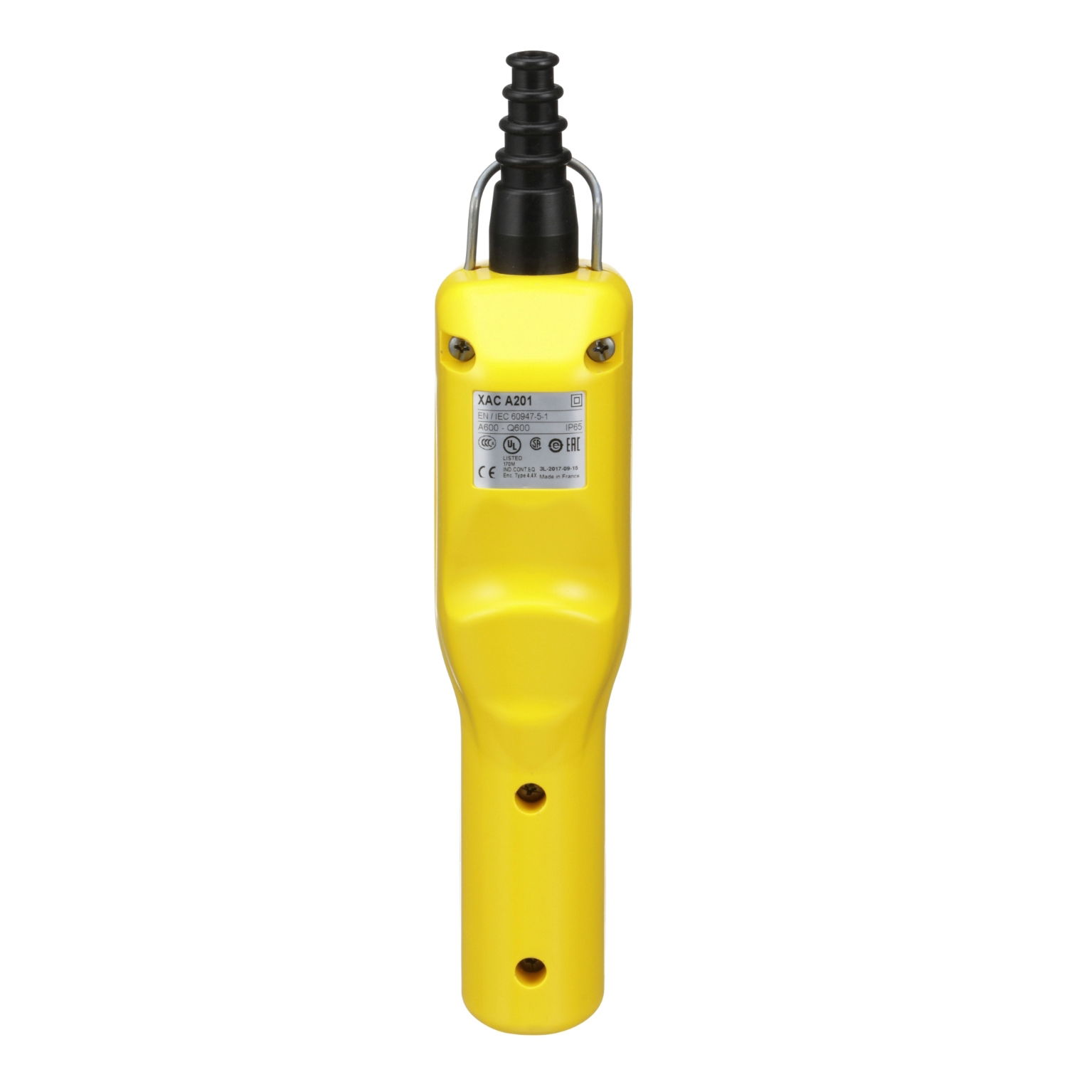 Pendant control station, plastic, yellow, pistol grip, 2 push buttons – Image 2 of 15