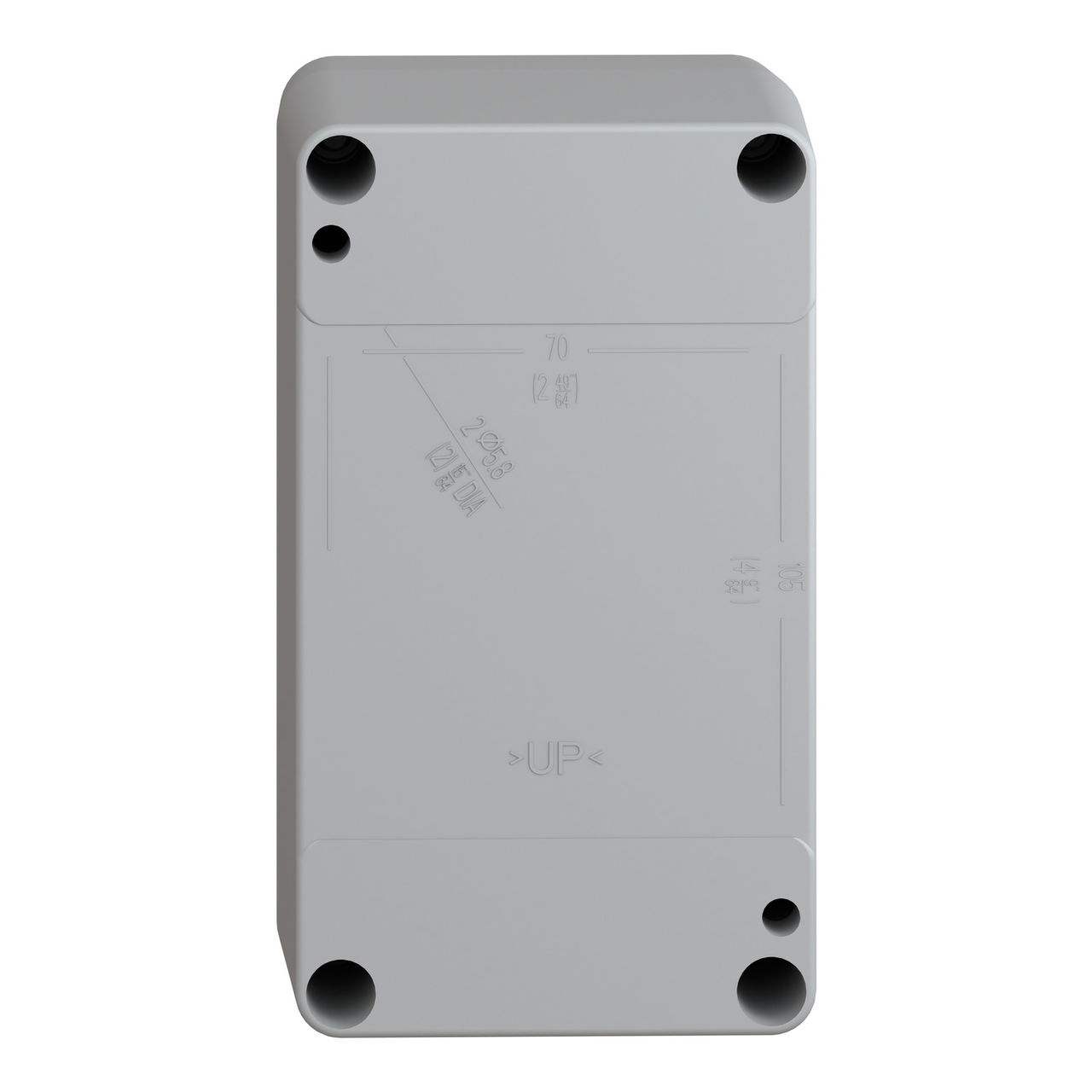Empty control station - XAP-A - plastic - 2 horizontal openings – Image 2 of 16