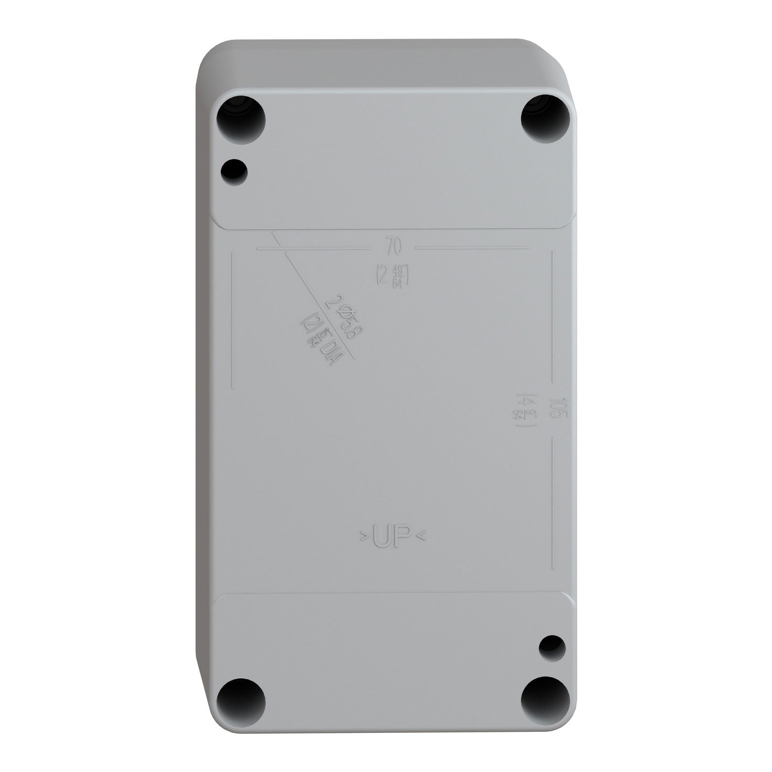 Empty control station - XAP-A - plastic - 2 horizontal openings – Image 2 of 16