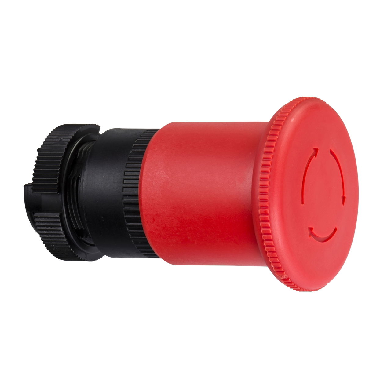 Red Ø40 Emergency stop, switching off head trigger and latching turn release
