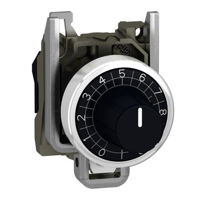 Head Ø22 + mounting base for potentiometer