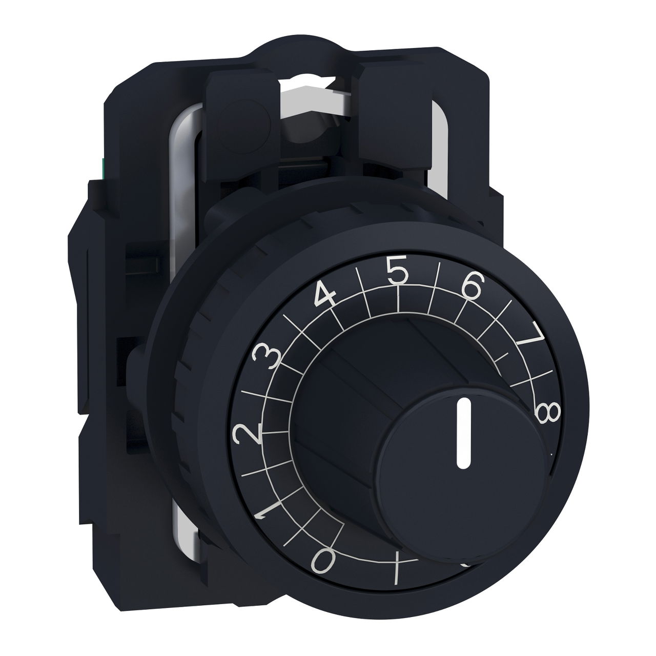 Harmony XB5, Potentiometer head, plastic,black, Ø22, for use with Ø 6 mm shaft