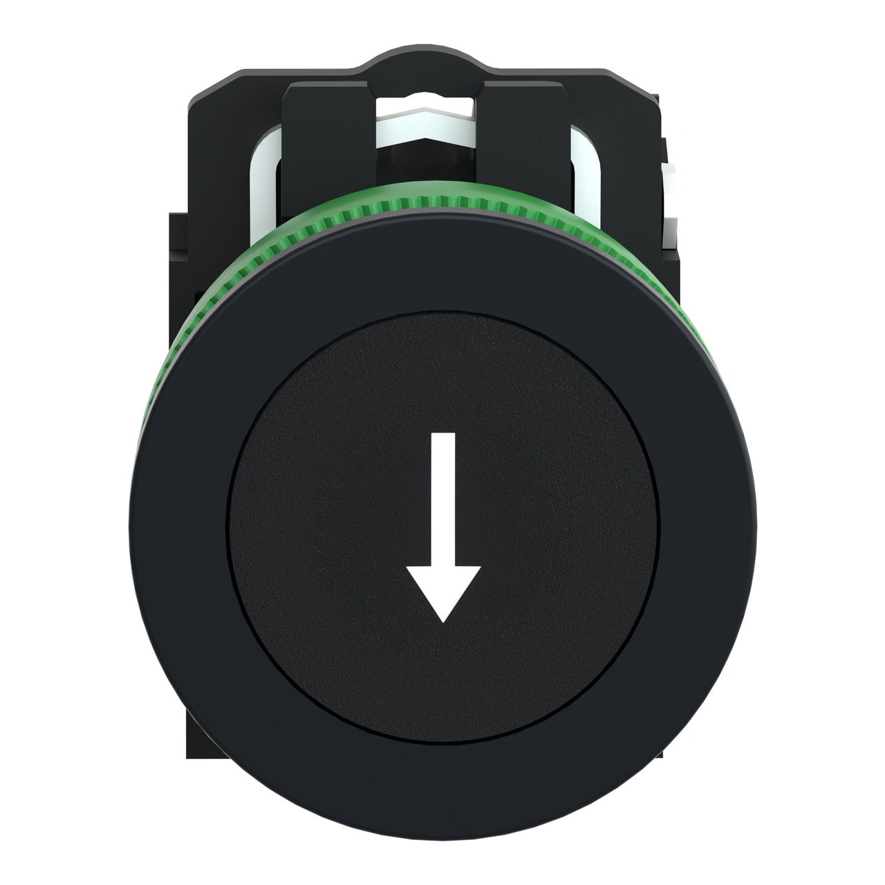 FLUSH MOUNTED BLACK FLUSH CAPS PUSHBUTTON WHITE MARKED ARROW 1NO SCREW CLAMP – Image 3 of 11