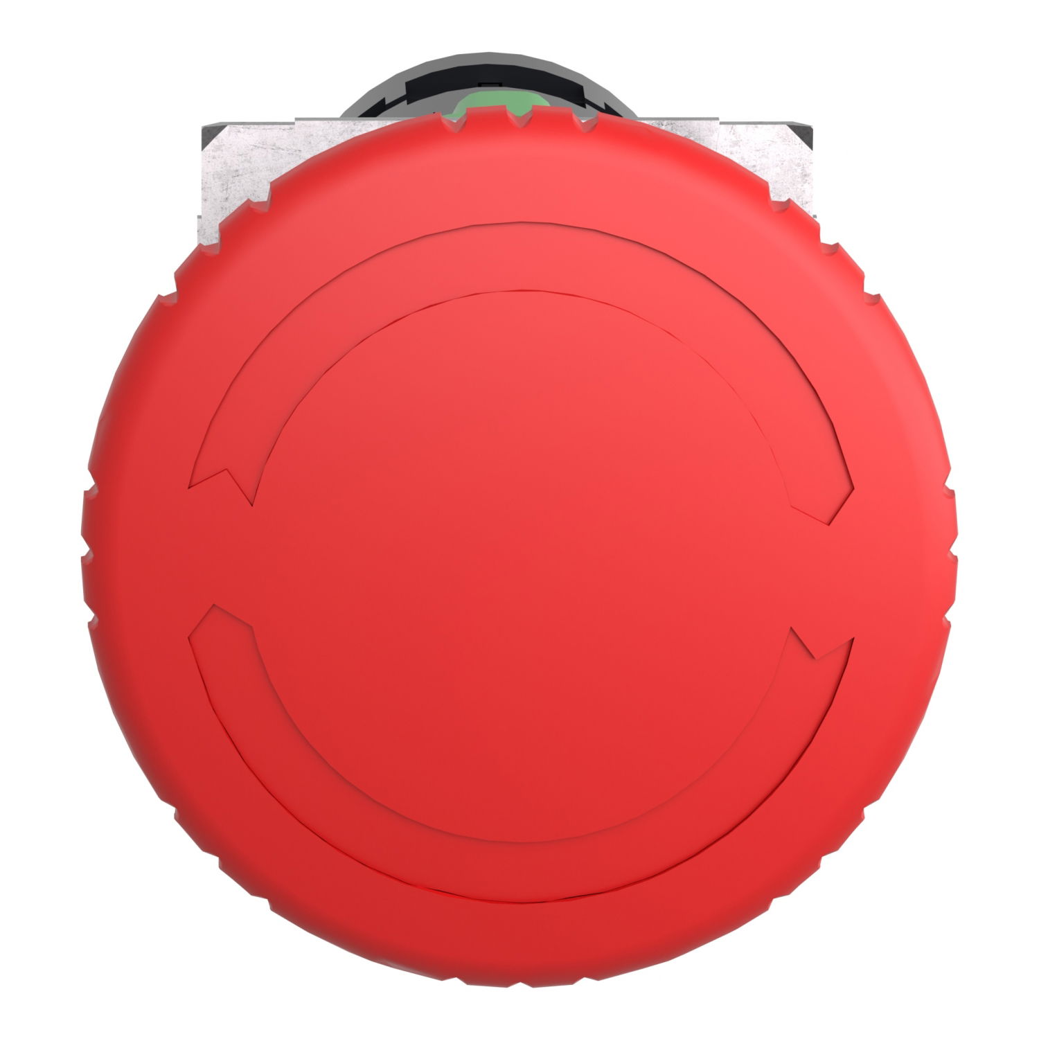 Emergency switching off monolithic push button, Harmony XB7, Ø22 mm, red mushroom head Ø 40 mm, turn to release 1 NC – Image 4 of 16