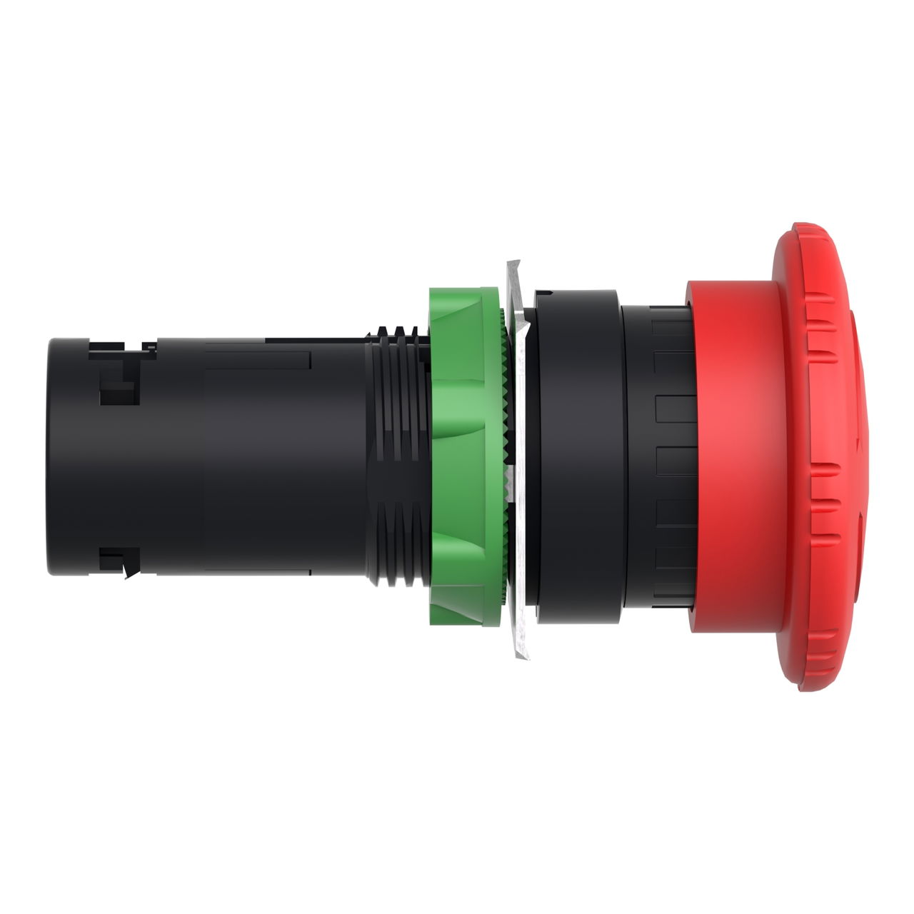 Emergency switching off monolithic push button, Harmony XB7, Ø22 mm, red mushroom head Ø 40 mm, turn to release 1 NC – Image 6 of 16
