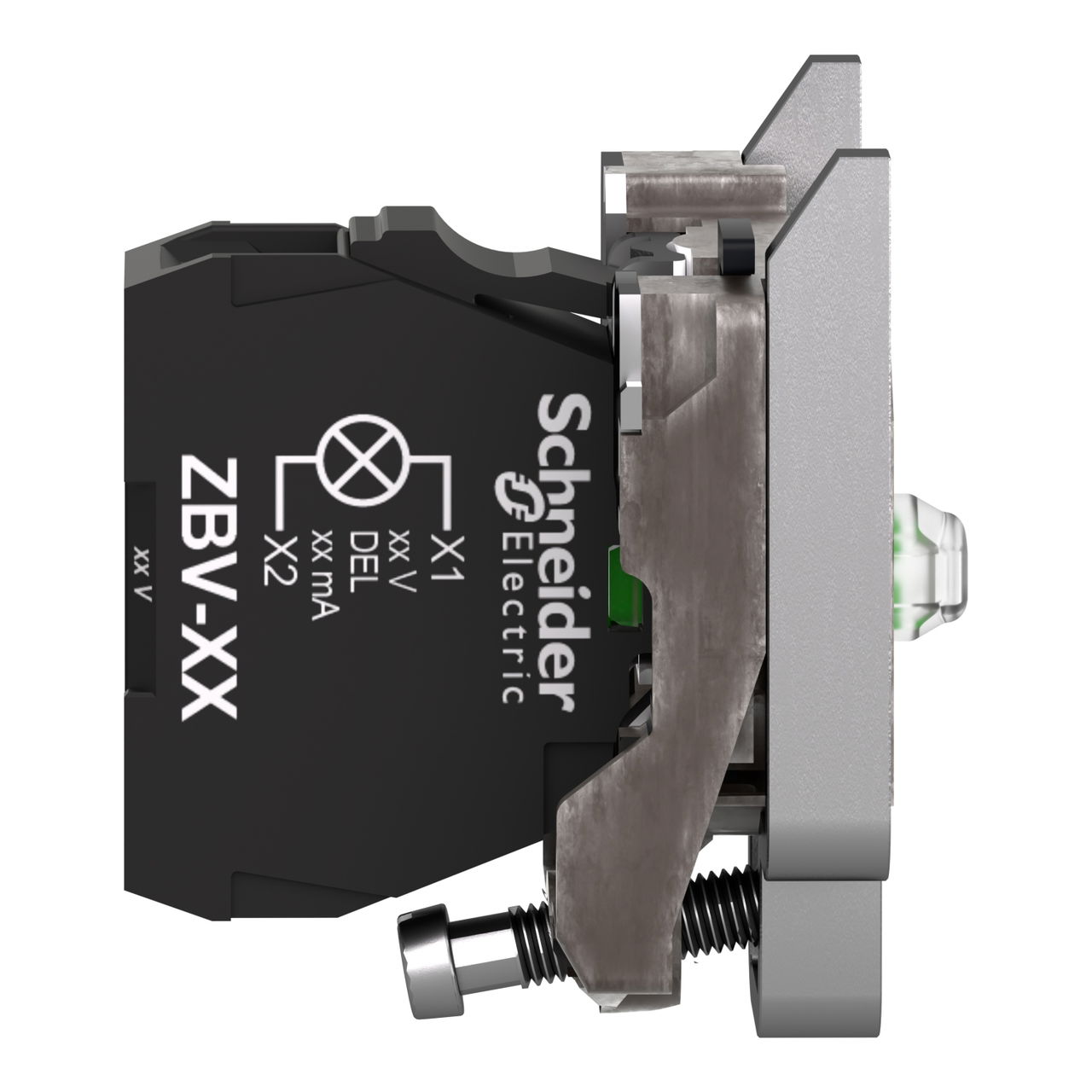 Green light block with body/fixing collar integral LED 110...120V – Image 6 of 13