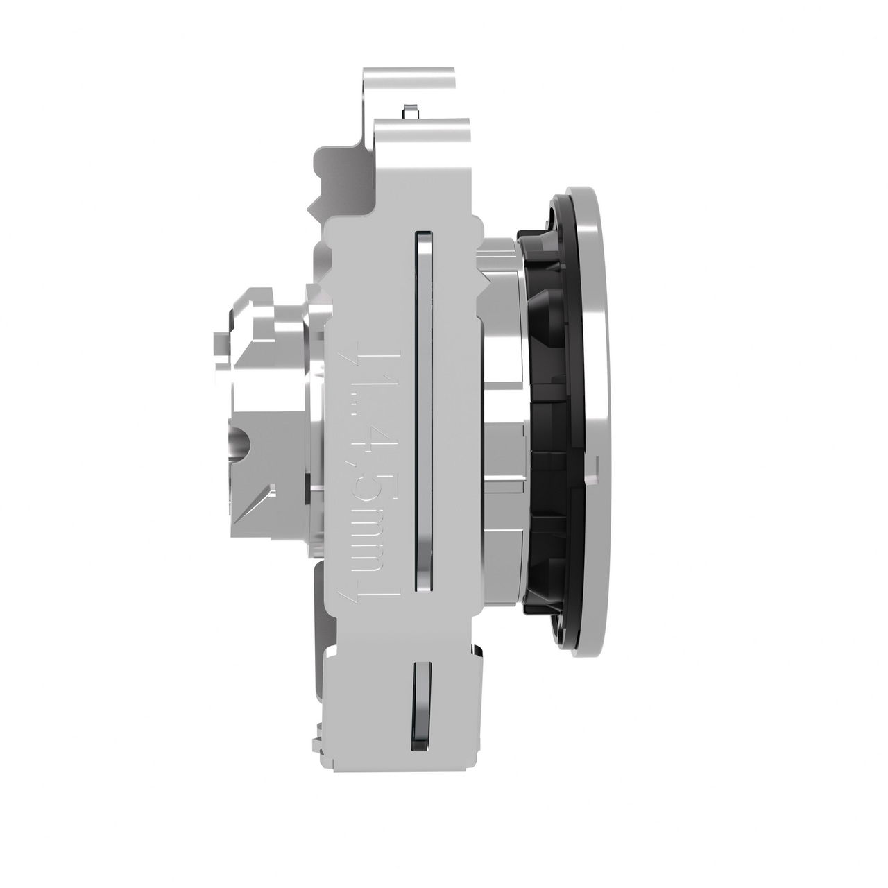 Head for pilot light, Harmony XB4, metal, orange flush mounted, 30mm, universal LED, plain lens – Image 6 of 12