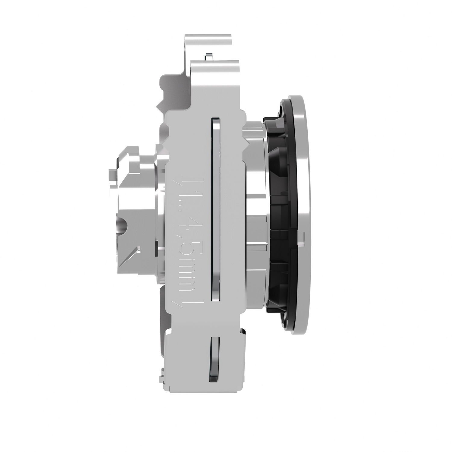 Head for pilot light, Harmony XB4, metal, orange flush mounted, 30mm, universal LED, plain lens – Image 6 of 12