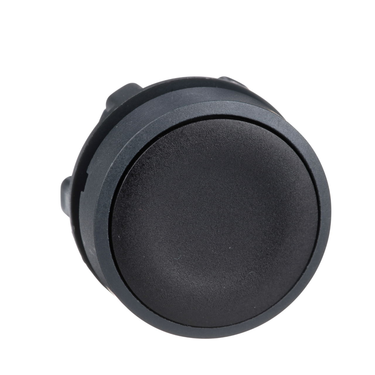 Push button head, plastic, flush, black, Ø22, spring return, unmarked – Image 3 of 10