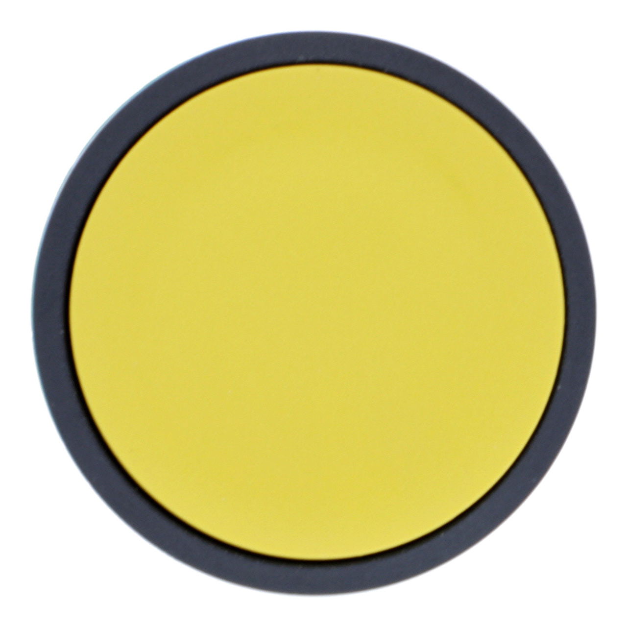 Push button head, plastic, flush, yellow, Ø22, spring return, unmarked – Image 3 of 11