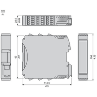 RS485 Safe communications expansion module 1 way with screw term – Image 5 of 10