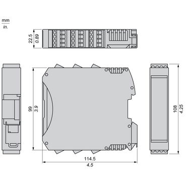 RS485 Safe communications expansion module 1 way with screw term – Image 2 of 10