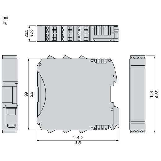RS485 Safe communications expansion module 1 way with screw term – Image 7 of 10