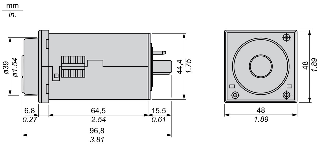 Modular timing relay, 5 A, 2 CO, 0.2 s...300 h, time delay, 24...240 V AC/DC – Image 3 of 7