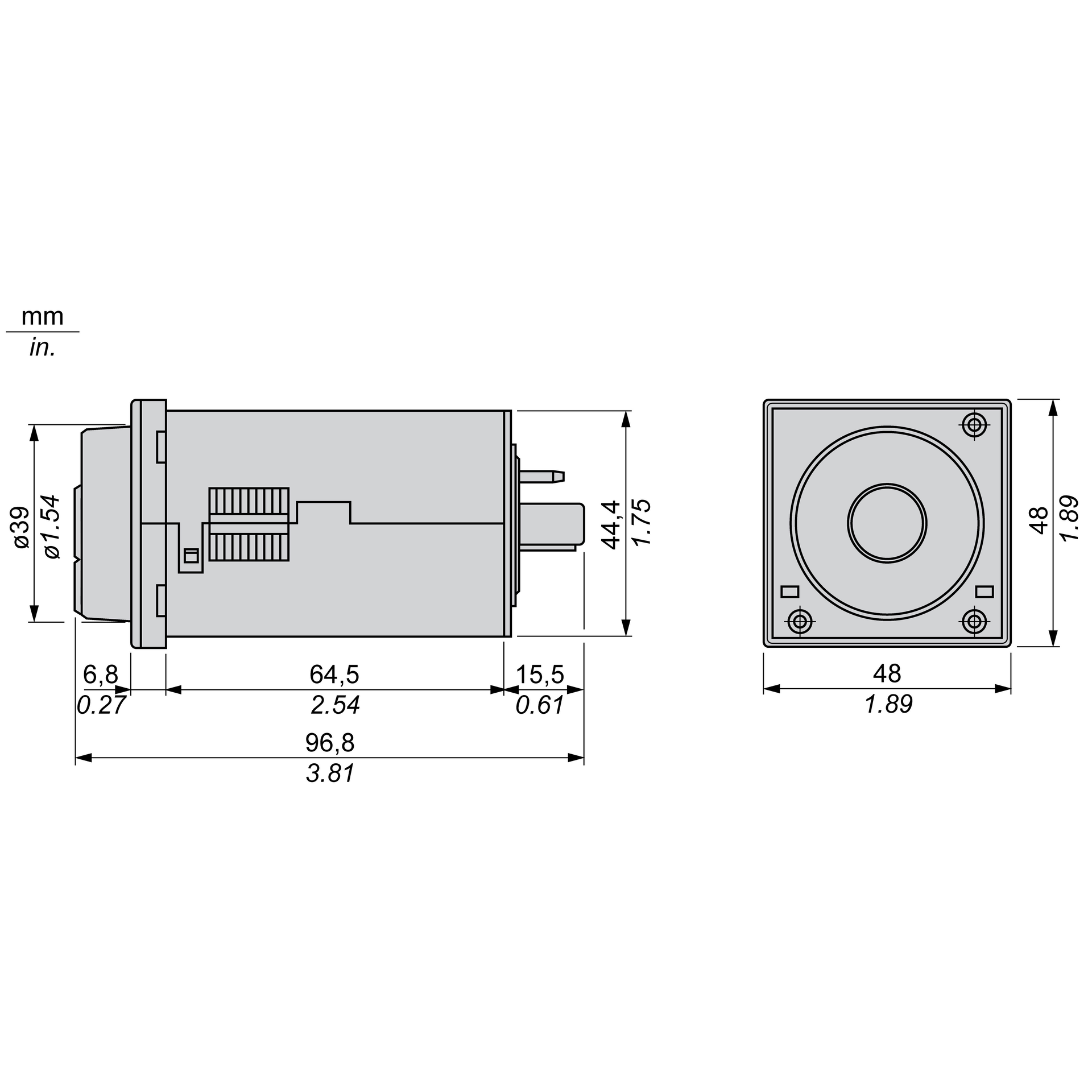 Modular timing relay, 5 A, 2 CO, 0.2 s...300 h, time delay, 24...240 V AC/DC – Image 6 of 7