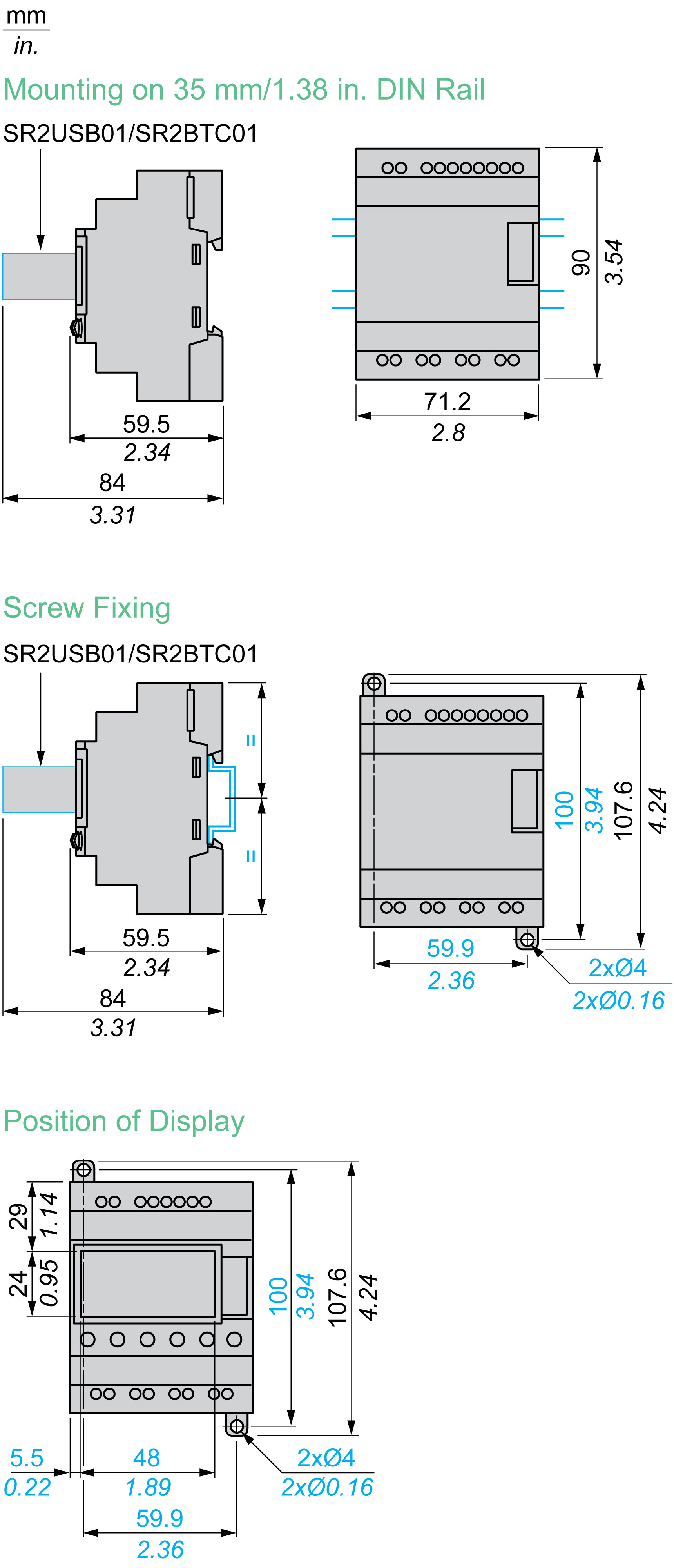Compact smart relay Zelio Logic - 10 I O - 100..240 V AC - no clock - display – Image 10 of 14