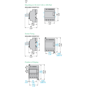 Compact smart relay Zelio Logic - 10 I O - 100..240 V AC - no clock - display – Image 8 of 14
