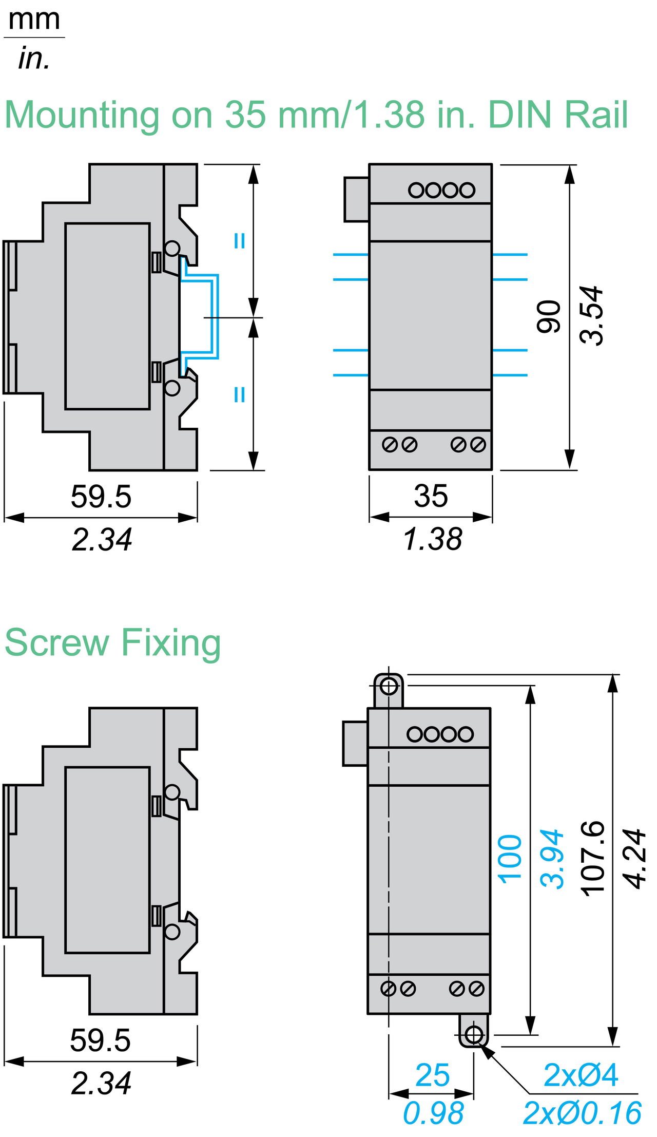 Discrete I/O extension module - 6 I O - 24 V DC - for Zelio Logic – Image 2 of 10