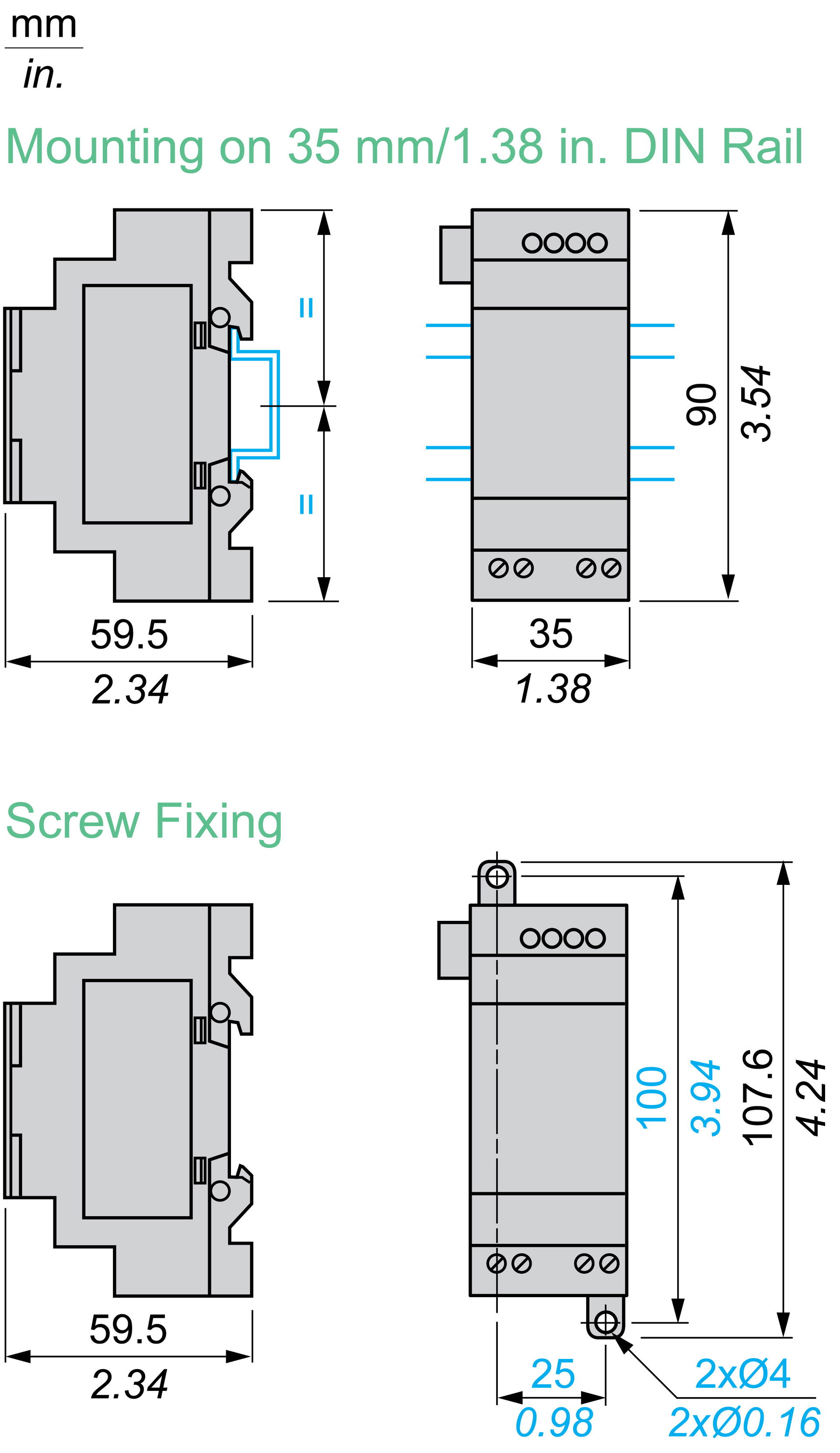 Discrete I/O extension module - 6 I O - 24 V DC - for Zelio Logic – Image 2 of 10