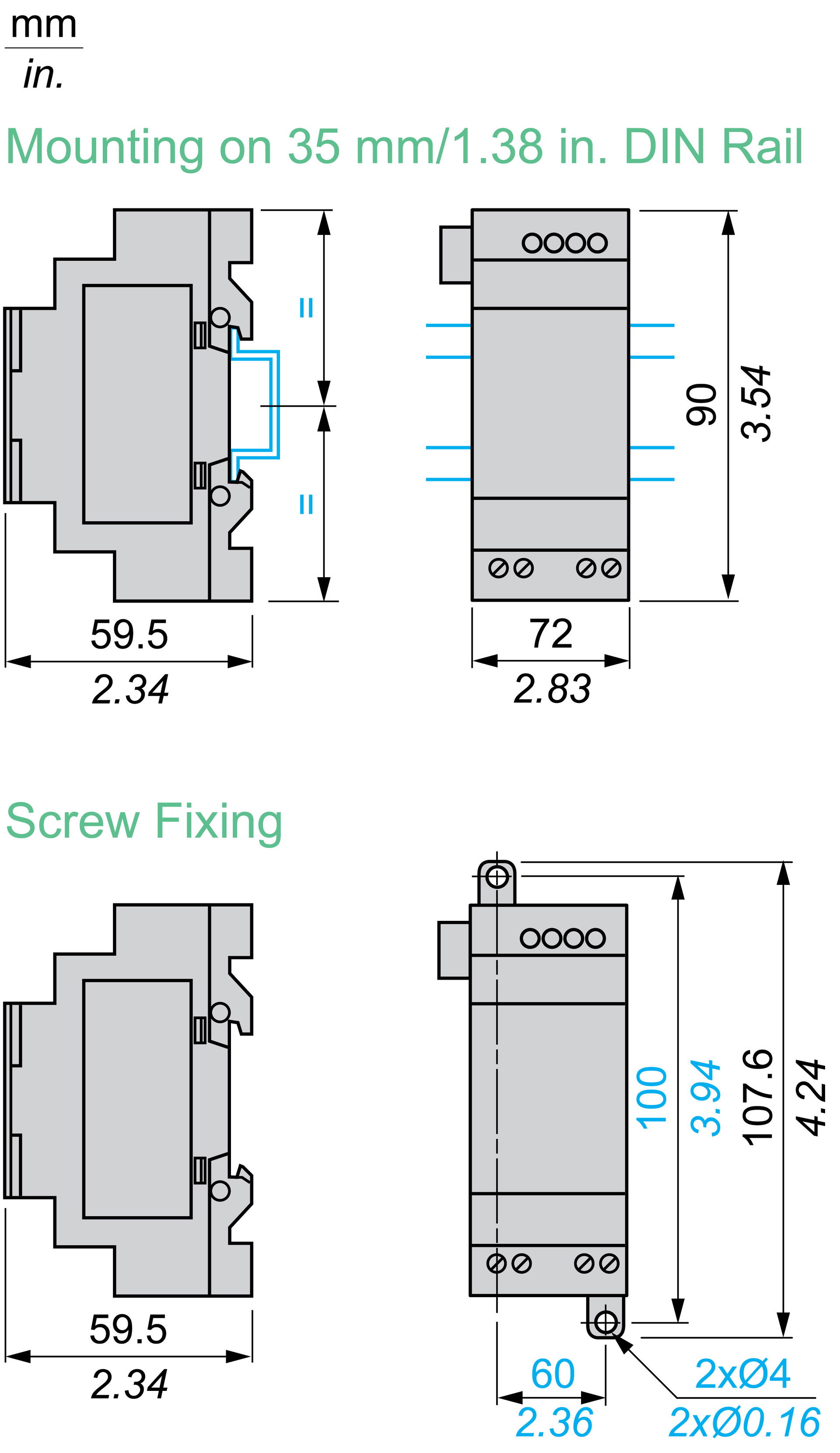 Discrete I/O extension module - 14 I O - 12 V DC - for Zelio Logic – Image 9 of 14