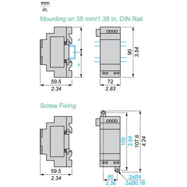 Discrete I/O extension module - 14 I O - 12 V DC - for Zelio Logic – Image 7 of 14