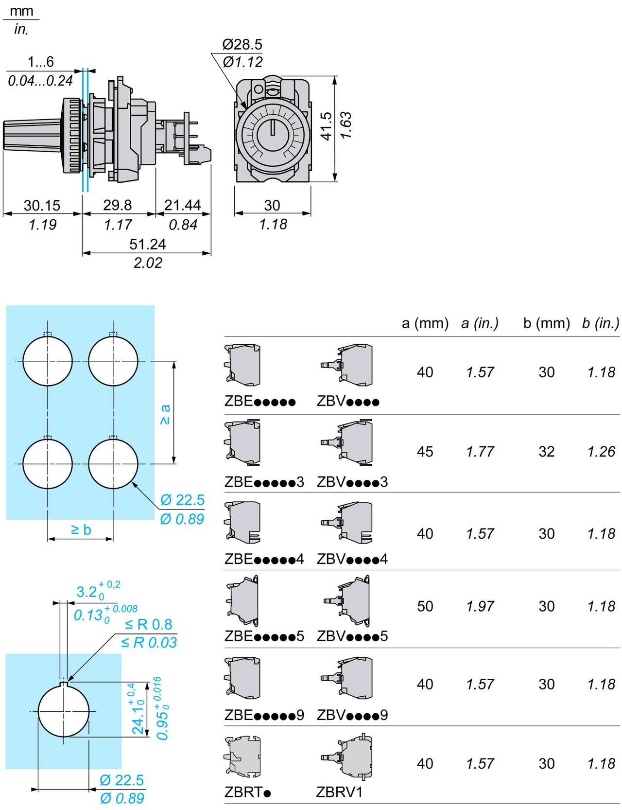 Complete potentiometer, plastic, Ø22, 100K – Image 4 of 7