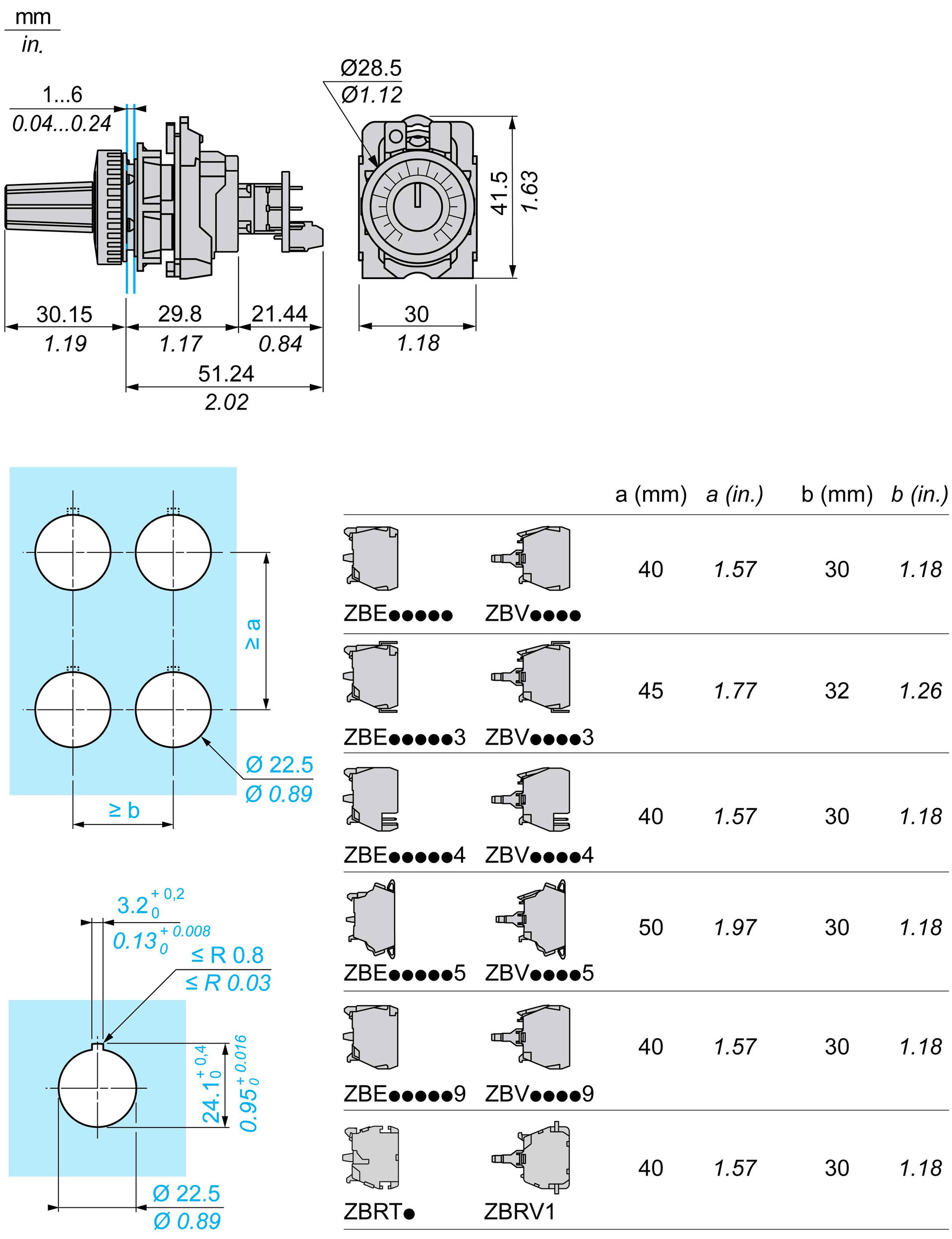 Complete potentiometer, plastic, Ø22, 100K – Image 4 of 7