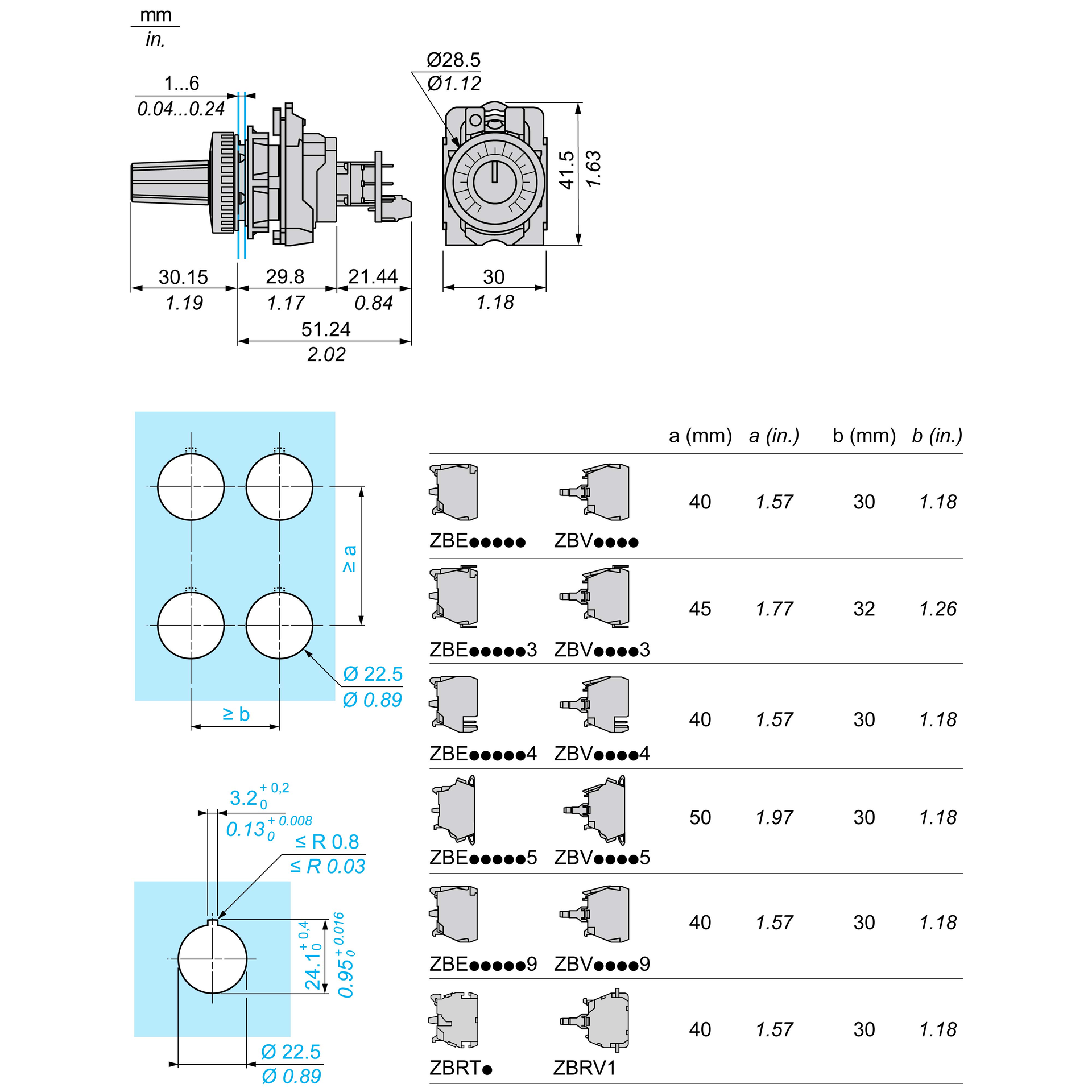 Complete potentiometer, plastic, Ø22, 100K – Image 7 of 7