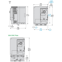 Variable speed drive, ATV320, 4 kW, 380…500 V, 3 phases, compact – Image 14 of 18