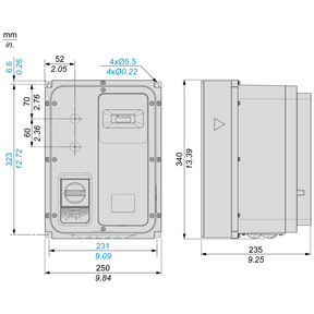 Variable speed drive, Altivar Machine ATV320, 1.1 kW, 200...240 V, 1 phase, enclosed – Image 6 of 12