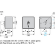 Vandal resistant surface mounted control station - XAP-S - lock – Image 16 of 16