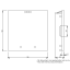 SUPPORT 96X96 METERING DEV/P-BUTTON FOR CUT-OUT FRONT PLATE 03911/03913 – Image 9 of 9