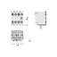 Auxiliary contact block, TeSys D, 3NO + 1NC, front mounting, screw clamp terminals – Image 2 of 7