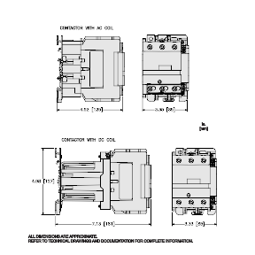 TeSys D contactor - 3P(3 NO) - AC-3 - <= 440 V 80 A - 110 V AC 50/60 Hz coil – Image 9 of 11