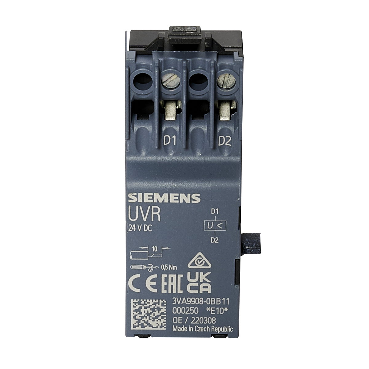 Undervoltage release 24V DC