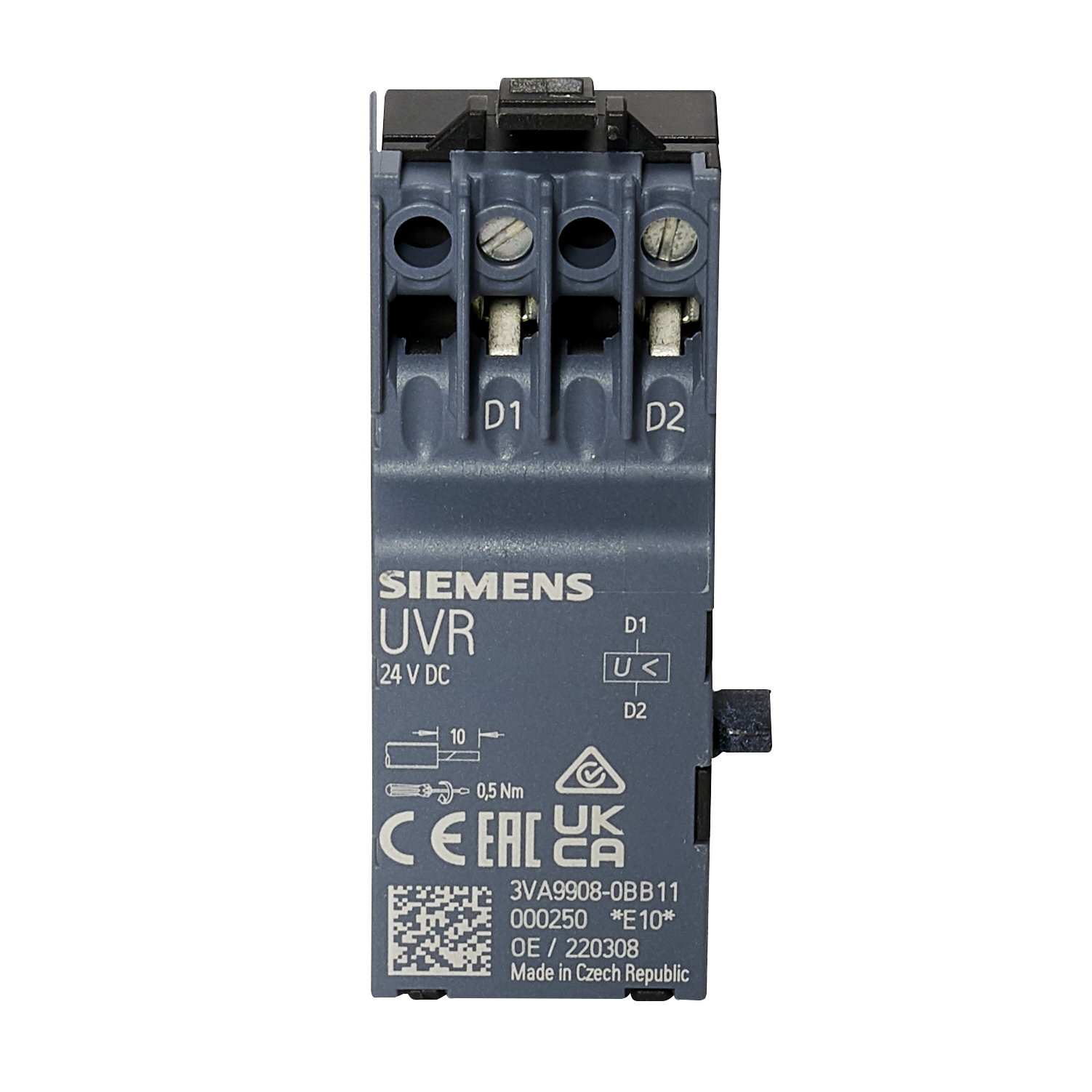 Undervoltage release 24V DC