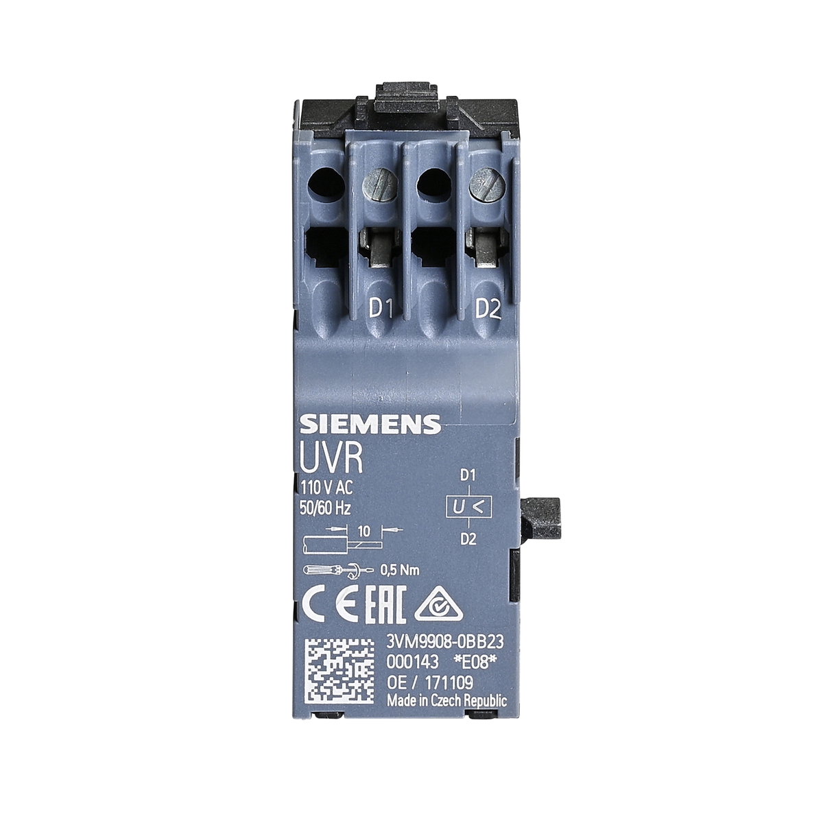 Undervoltage release 110V AC