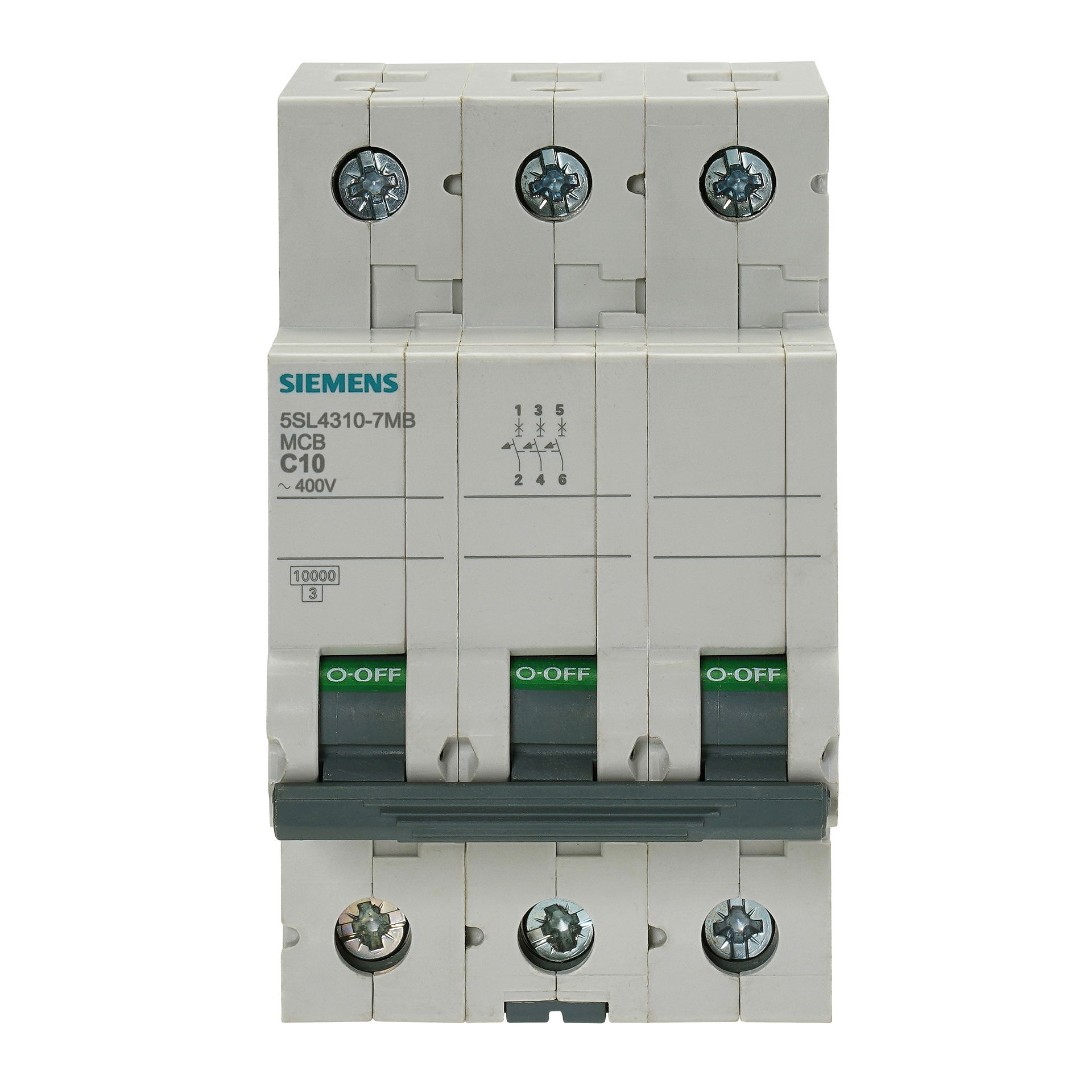 10A TP MCB Type C 10kA
