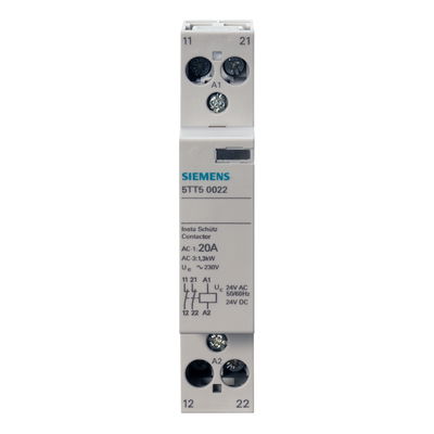 Contactor 2 NC contacts 20A control 230V AC 1MW