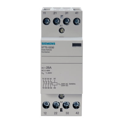 Contactor 4 NC contacts 25A control 230V AC 2MW