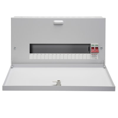 Alpha BSII 100A 16 way SP Type A Distribution Board