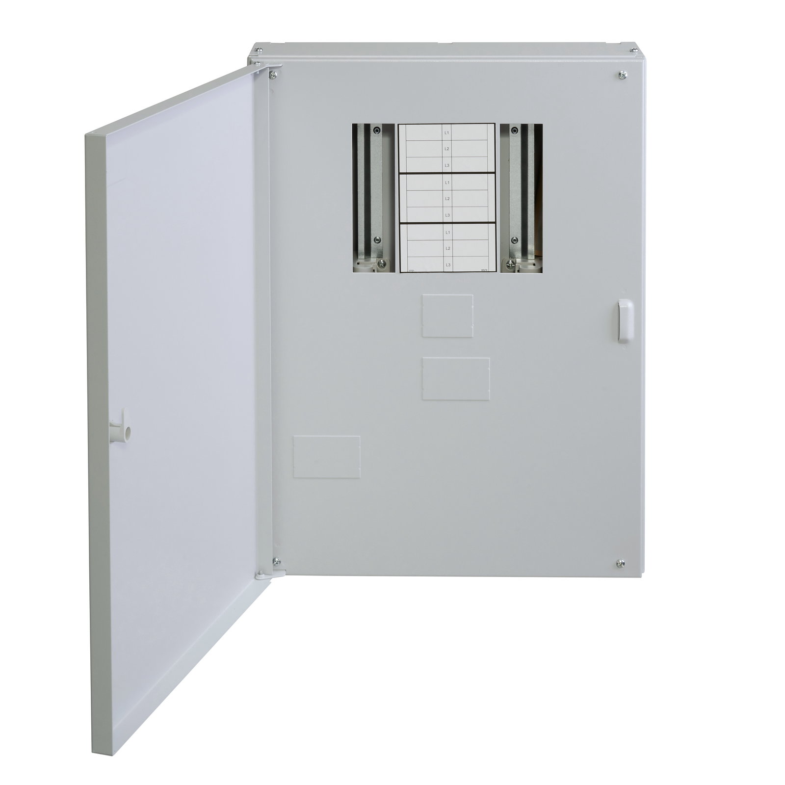 Alpha BSII 6 Way 125A Surface 3P+N Distribution Board