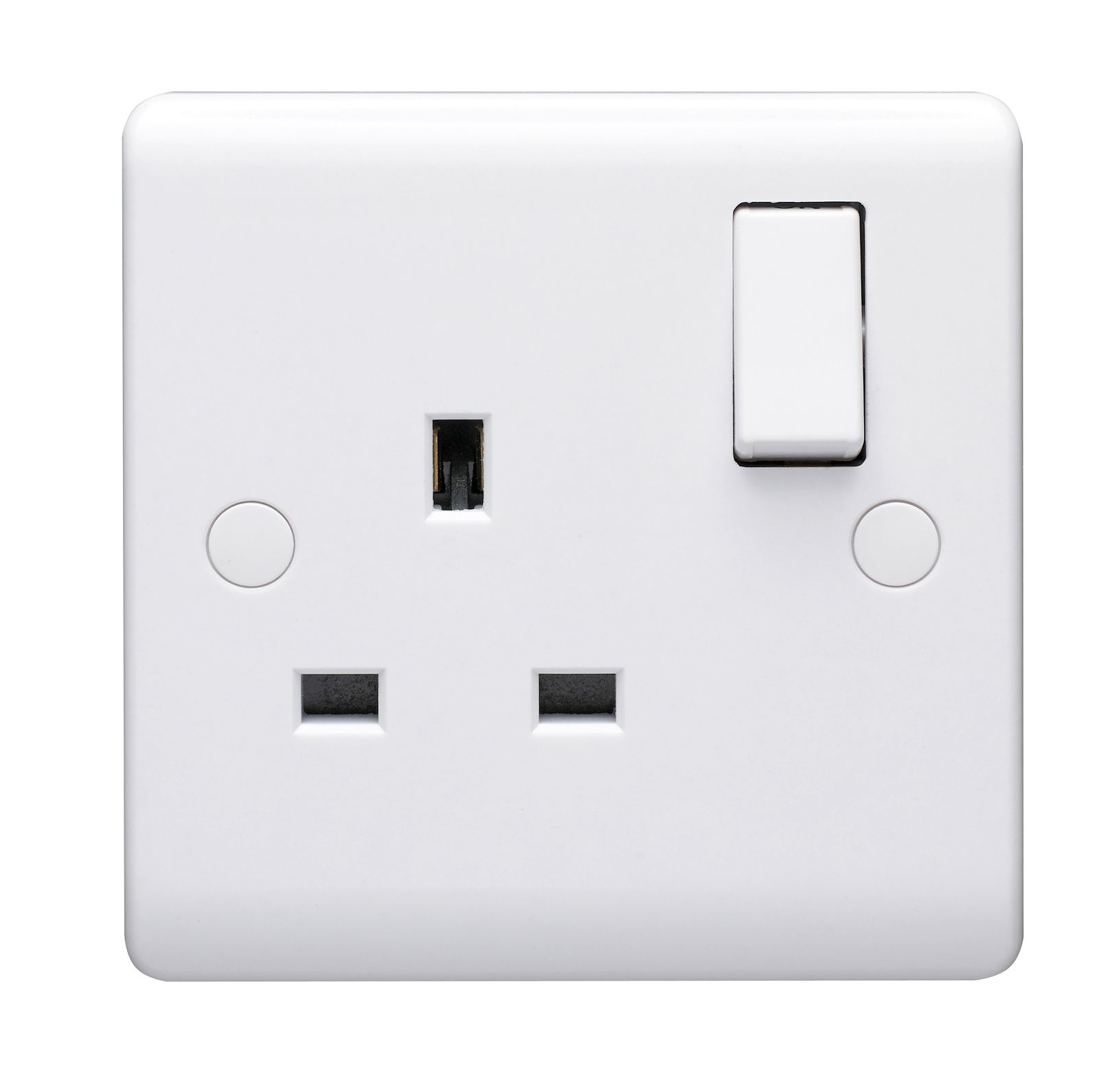 13A 1 Gang Single Pole Switched Socket